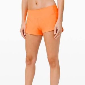 Lululemon Women's Run Speed Up Low-Rise Lined Shorts 4"